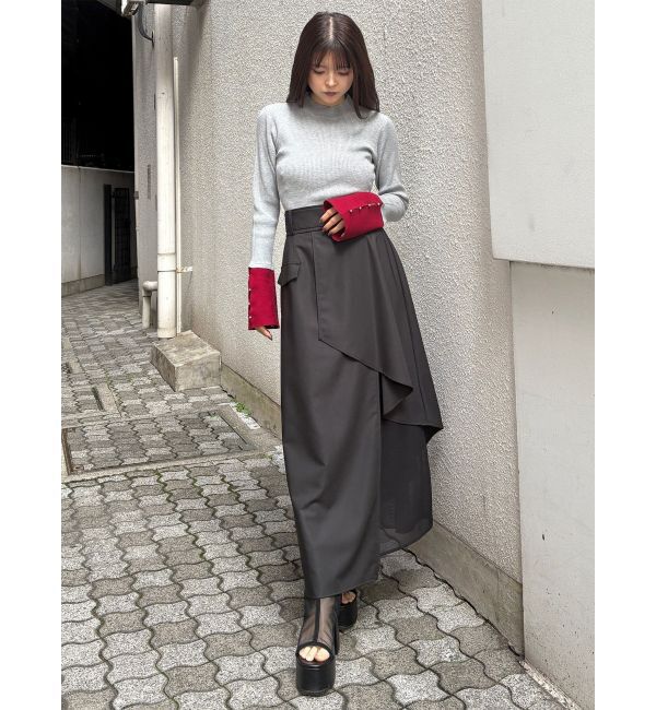 MURUA「フレアスリーブアクセントニット」|ニット・セーター|