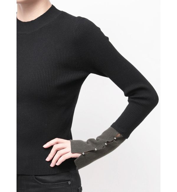 MURUA「フレアスリーブアクセントニット」|ニット・セーター|