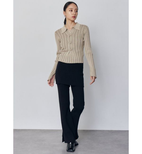 MURUA「フロントピンチニット」|ニット・セーター|