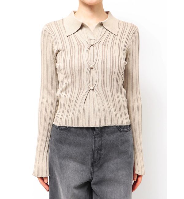 MURUA「フロントピンチニット」|ニット・セーター|