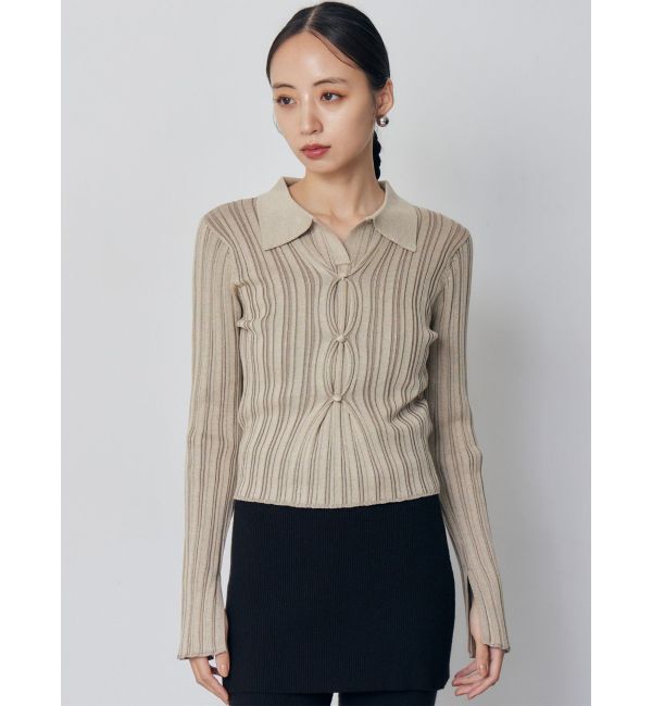 MURUA「フロントピンチニット」|ニット・セーター|