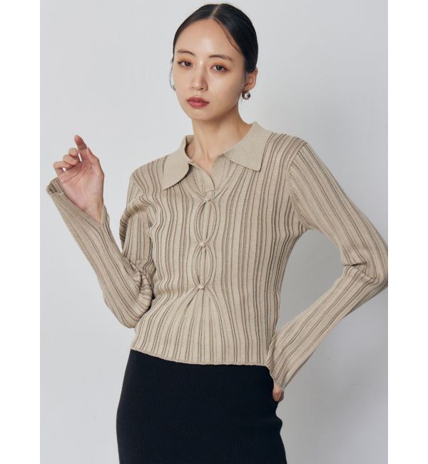 MURUA「フロントピンチニット」|ニット・セーター|