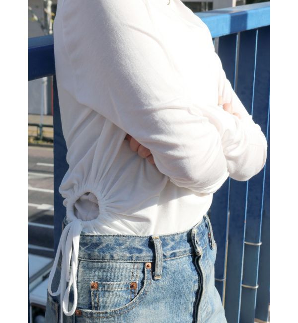 Ungrid「サイドオープンロングスリーブTee」|Tシャツ・カットソー|