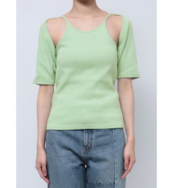 Ungrid「キャミデザインアンサンブル」|Tシャツ・カットソー|