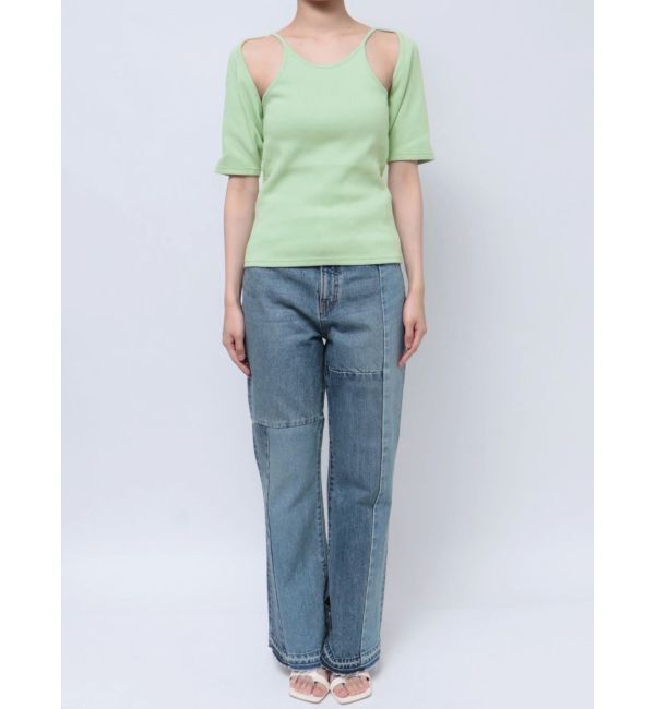 Ungrid「キャミデザインアンサンブル」|Tシャツ・カットソー|