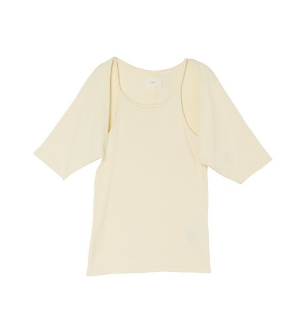 Ungrid「キャミデザインアンサンブル」|Tシャツ・カットソー|