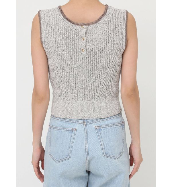 LAGUNAMOON「ミニマルメランジニットプルオーバー」|ニット・セーター|