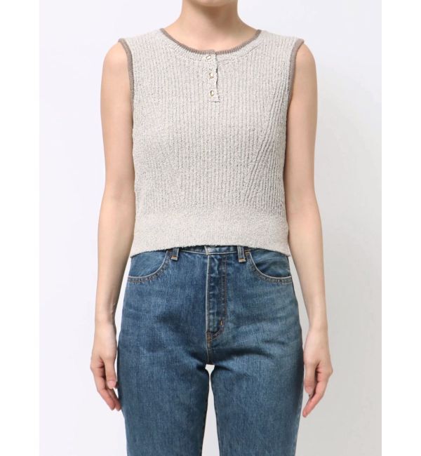 LAGUNAMOON「ミニマルメランジニットプルオーバー」|ニット・セーター|