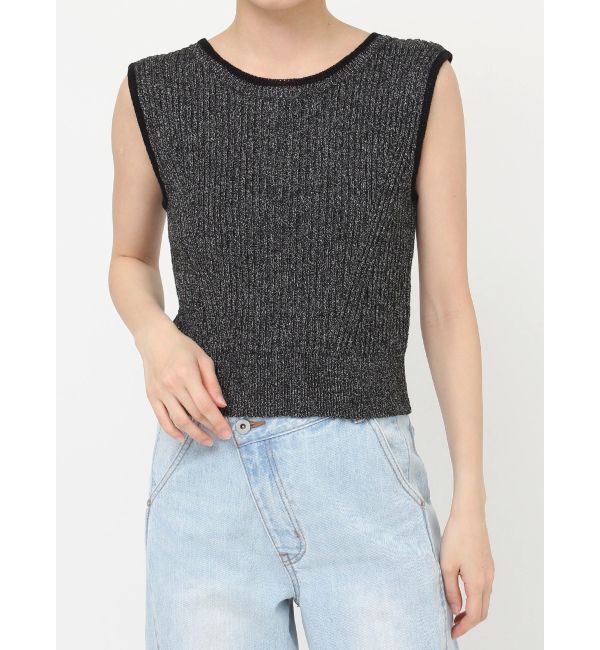 LAGUNAMOON「ミニマルメランジニットプルオーバー」|ニット・セーター|