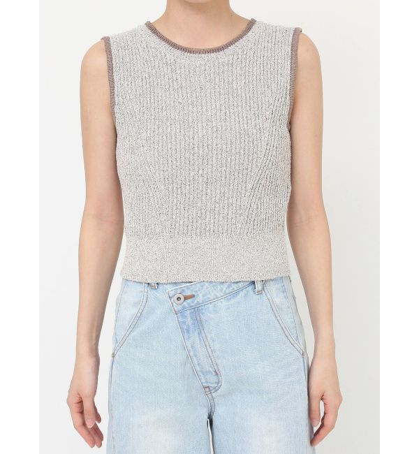 LAGUNAMOON「ミニマルメランジニットプルオーバー」|ニット・セーター|