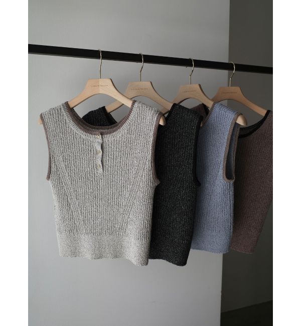 LAGUNAMOON「【追加生産】ミニマルメランジニットプルオーバー」|ニット・セーター|