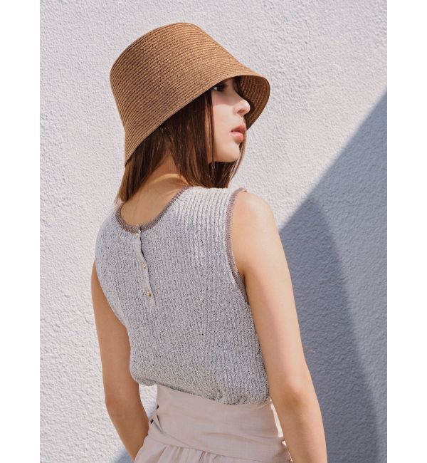 LAGUNAMOON「【追加生産】ミニマルメランジニットプルオーバー」|ニット・セーター|ベージュ