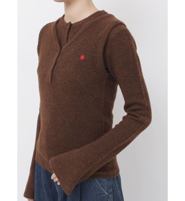 LAGUNAMOON「【POLO BCSコラボ】ヘアリーウールブレンドアンサンブル」|ニット・セーター|