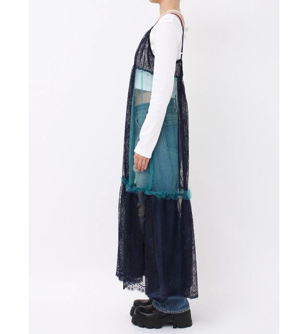 EVRIS「レースコンビロングキャミワンピース」|ワンピース|