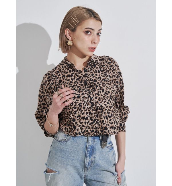 EVRIS「ビスチェSETアニマルショートシャツ」|シャツ・ブラウス|