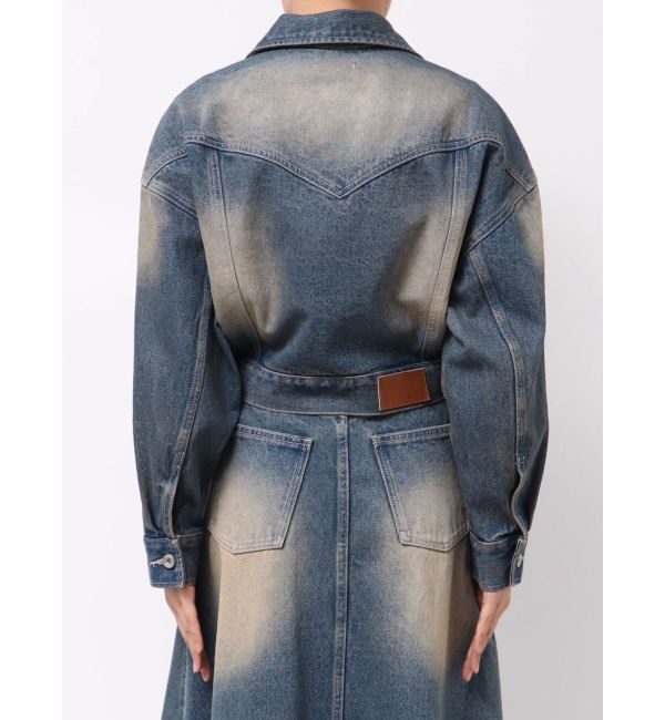 EVRIS「グラデーションデニムショートライダース【セットアップ着用可能】」|デニムジャケット|