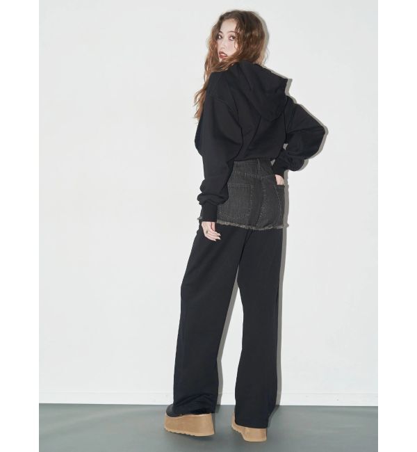 EVRIS「ドッキングスウェットデニムパンツ【セットアップ着用可能】」|デニム|