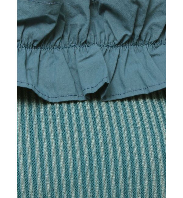 EVRIS「フリルピグメントニットトップス」|ニット・セーター|