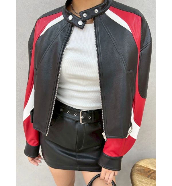 EVRIS「フェイクレザーベルトミニスカート【セットアップ着用可能】」|スカート|