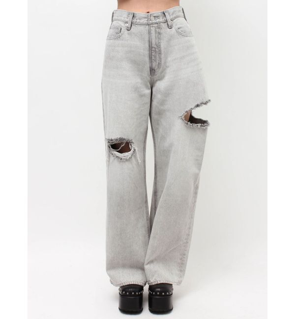 EVRIS「カットアウトワイドデニムパンツ【セットアップ着用可能】」|デニム|