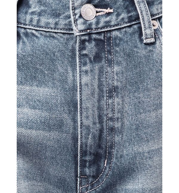 EVRIS「カットアウトワイドデニムパンツ【セットアップ着用可能】」|デニム|