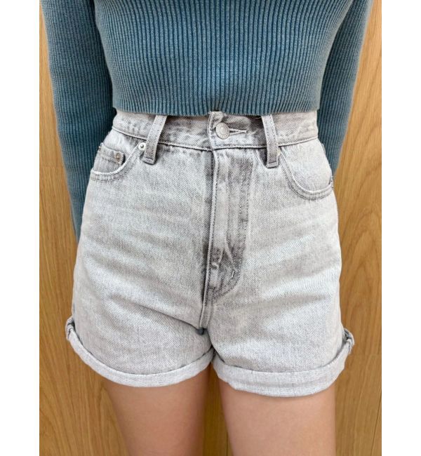 EVRIS「ヴィンテージライクカラーショートデニムパンツ【セットアップ着用可能】」|デニム|