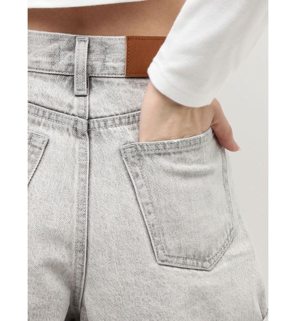 EVRIS「ヴィンテージライクカラーショートデニムパンツ【セットアップ着用可能】」|デニム|