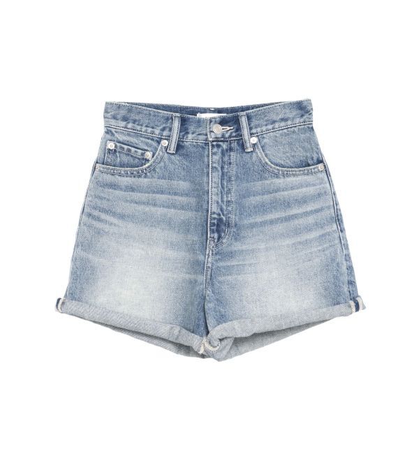 EVRIS「ヴィンテージライクカラーショートデニムパンツ【セットアップ着用可能】」|デニム|