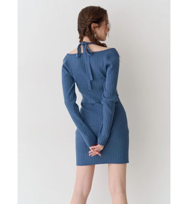 EVRIS「レイヤードホルターネックミニワンピース」|ワンピース|