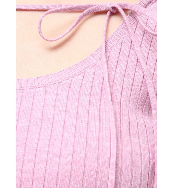 EVRIS「ストラップデザインリブニットトップス」|ニット・セーター|