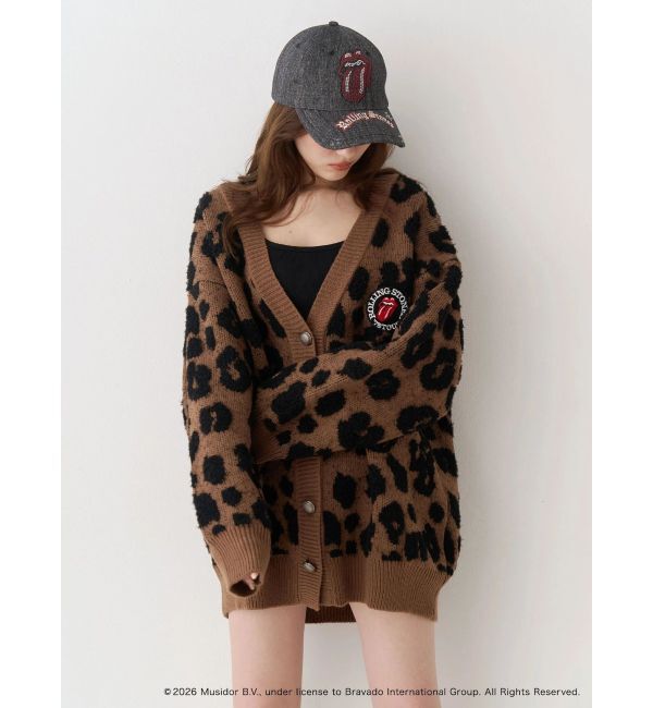 EVRIS「【ザ・ローリング・ストーンズ】Vネックカーディガン」|カーディガン|