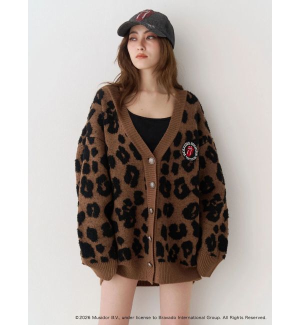 EVRIS「【ザ・ローリング・ストーンズ】Vネックカーディガン」|カーディガン|