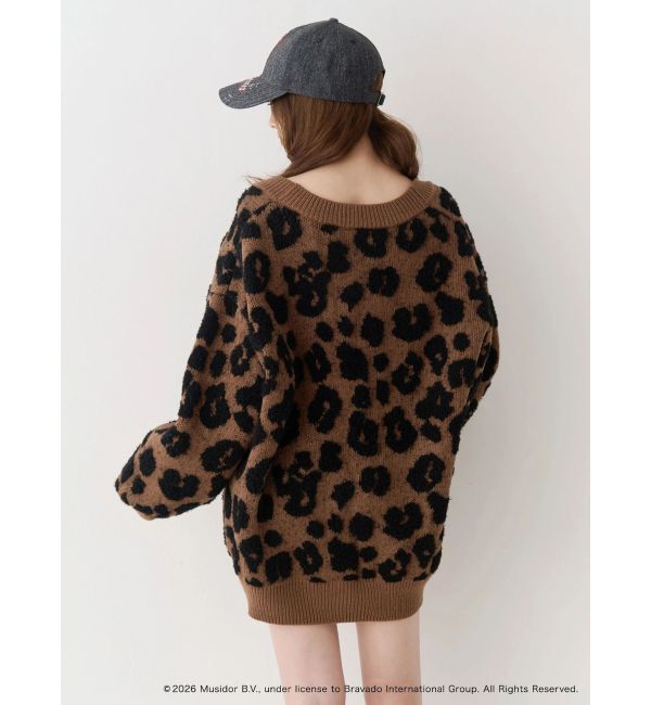 EVRIS「【ザ・ローリング・ストーンズ】Vネックカーディガン」|カーディガン|