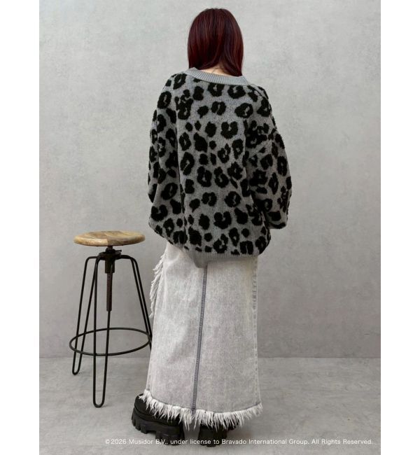 EVRIS「【ザ・ローリング・ストーンズ】Vネックカーディガン」|カーディガン|