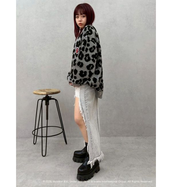 EVRIS「【ザ・ローリング・ストーンズ】Vネックカーディガン」|カーディガン|