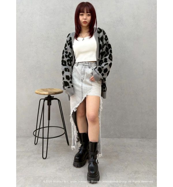 EVRIS「【ザ・ローリング・ストーンズ】Vネックカーディガン」|カーディガン|