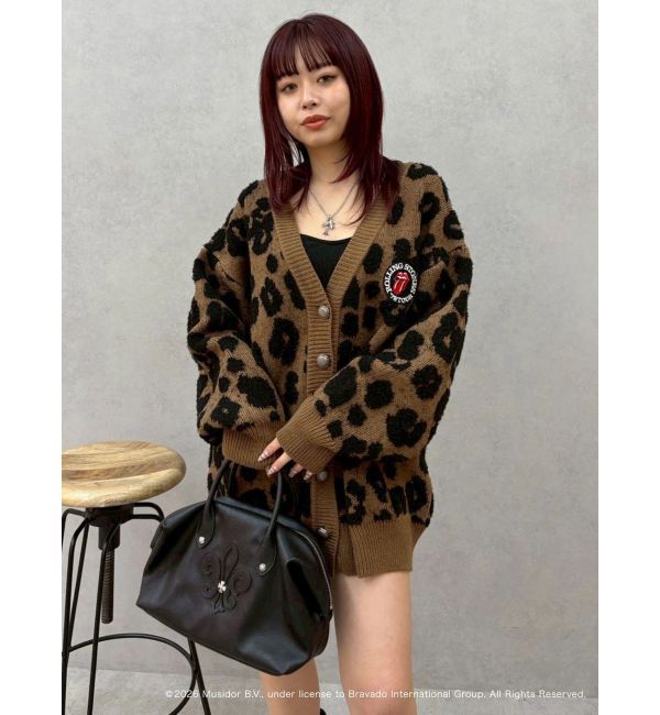 EVRIS「【ザ・ローリング・ストーンズ】Vネックカーディガン」|カーディガン|