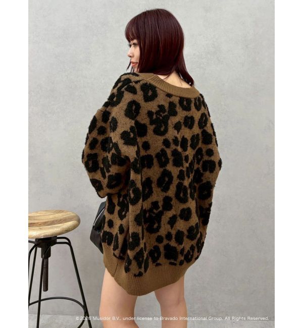 EVRIS「【ザ・ローリング・ストーンズ】Vネックカーディガン」|カーディガン|