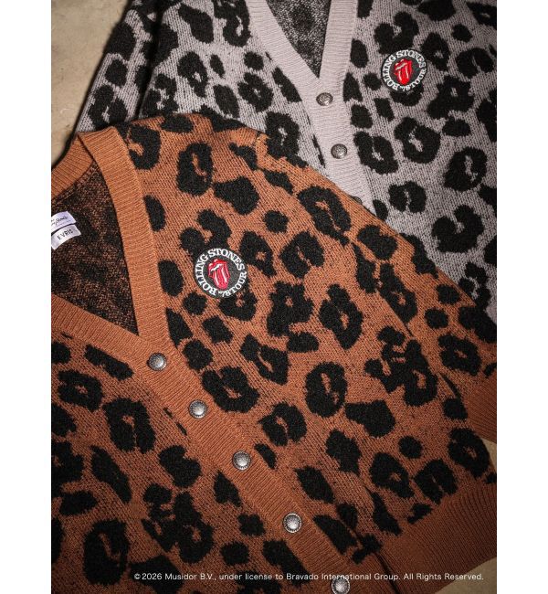 EVRIS「【ザ・ローリング・ストーンズ】Vネックカーディガン」|カーディガン|