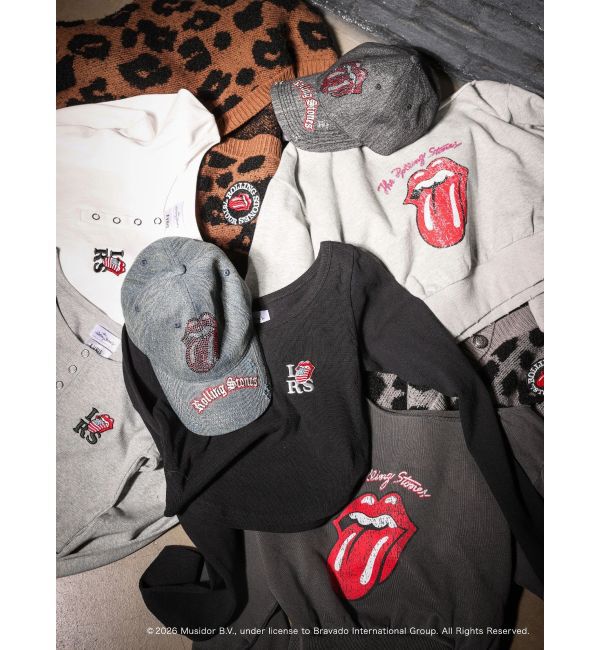 EVRIS「【ザ・ローリング・ストーンズ】Vネックカーディガン」|カーディガン|