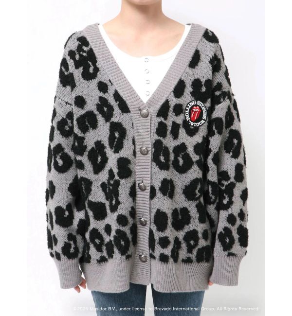 EVRIS「【ザ・ローリング・ストーンズ】Vネックカーディガン」|カーディガン|