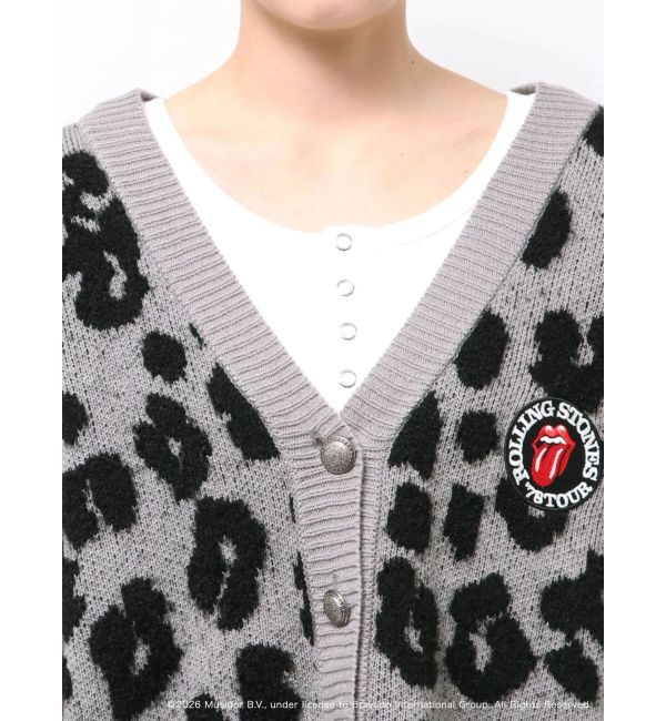 EVRIS「【ザ・ローリング・ストーンズ】Vネックカーディガン」|カーディガン|