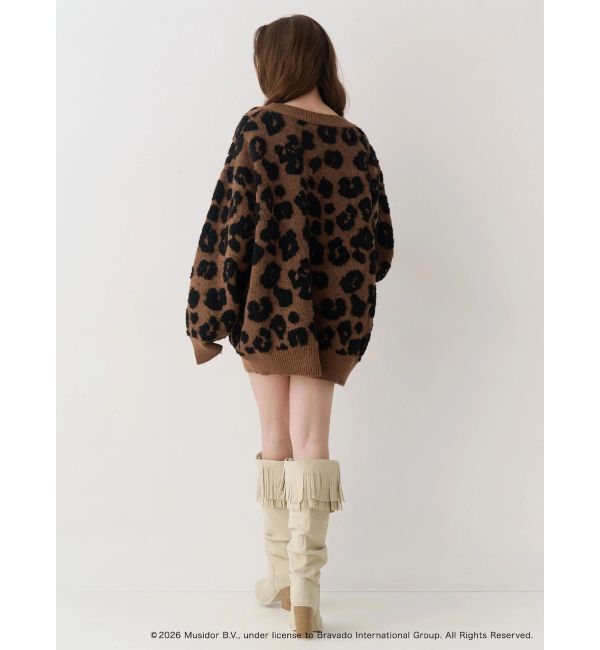 EVRIS「【ザ・ローリング・ストーンズ】Vネックカーディガン」|カーディガン|