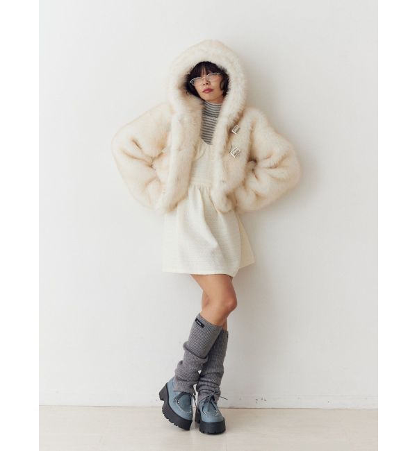 jouetie「ツイードキャミワンピース」|ワンピース|