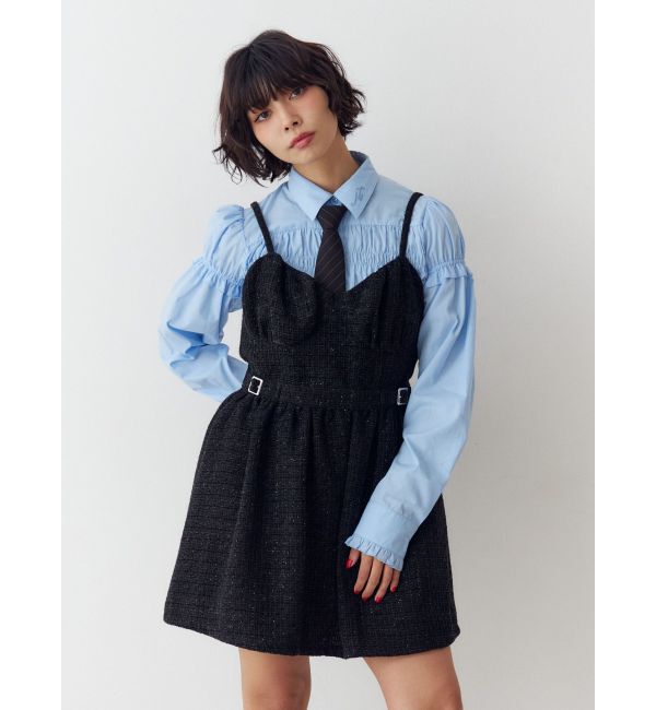 jouetie「ツイードキャミワンピース」|ワンピース|