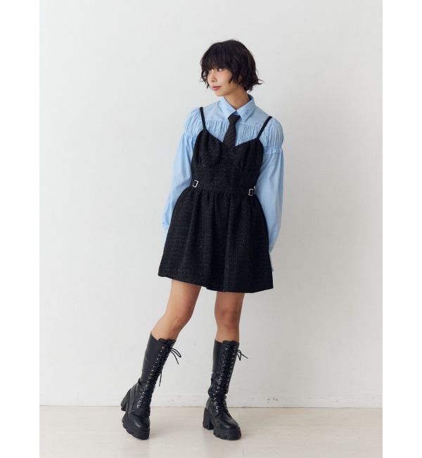jouetie「ツイードキャミワンピース」|ワンピース|