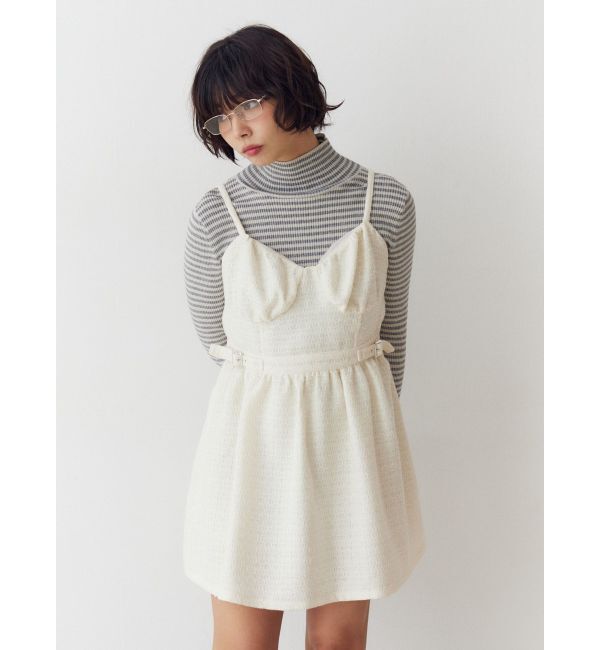 jouetie「ツイードキャミワンピース」|ワンピース|