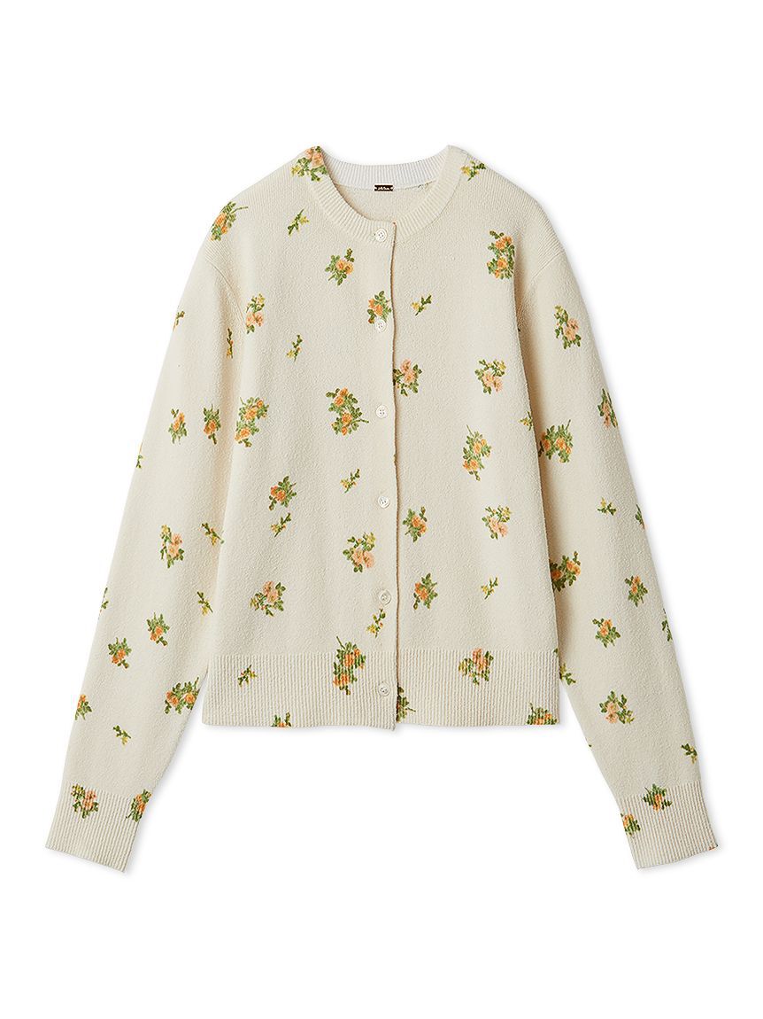 Mila Owen「フラワープリントアンサンブルカーディガン」|カーディガン|