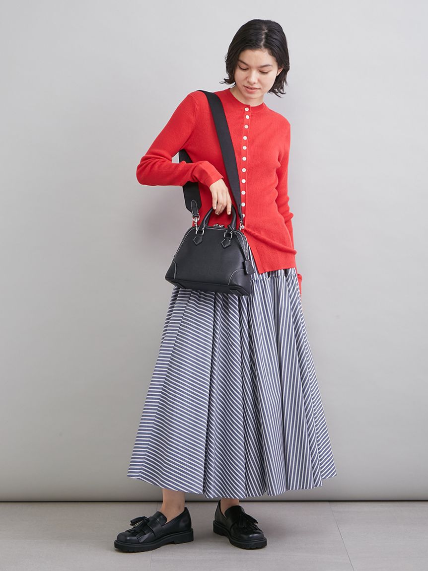 Mila Owen「UVケアシアーリブニットカーディガン」|カーディガン|