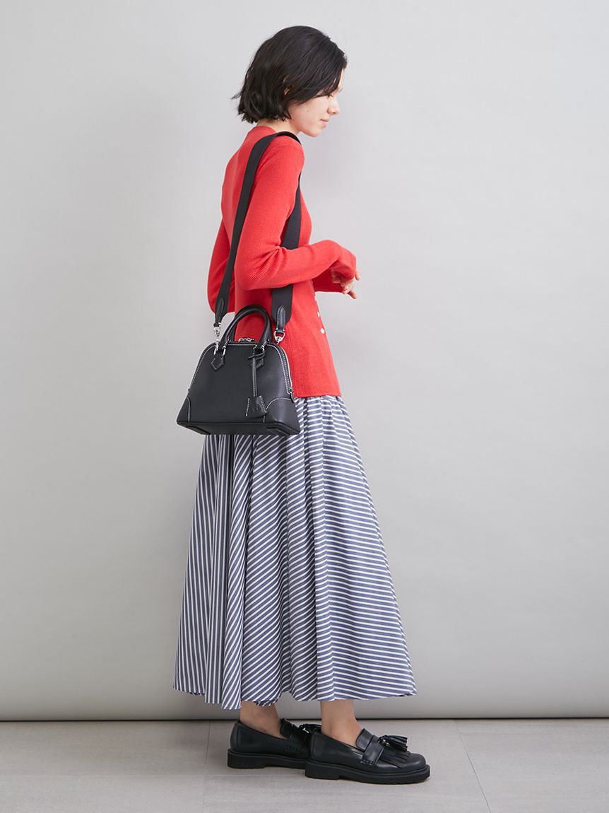 Mila Owen「UVケアシアーリブニットカーディガン」|カーディガン|